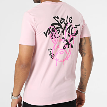  Sale Môme Paris - Tee Shirt Lapin Graffiti Head Rose