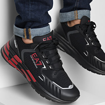  EA7 Emporio Armani - Baskets Sneakers X8X094-XK239 Black American Beauty