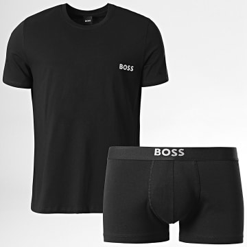 BOSS - Conjunto de camiseta y bóxer 50499659 Negro
