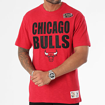  Mitchell and Ness - Tee Shirt Chicago Bulls Rouge
