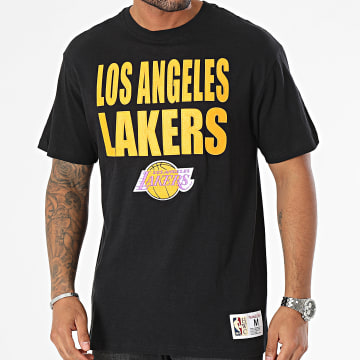 Mitchell and Ness - Tee Shirt Los Angeles Lakers Noir