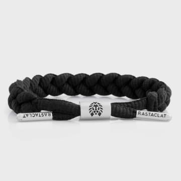 Rastaclat - Onyx Plata Negro Pulsera