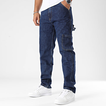 2Y Premium - Jeans a gamba larga in denim blu
