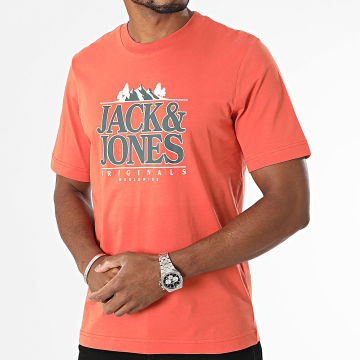 Jack And Jones - Maglietta arancione mediana