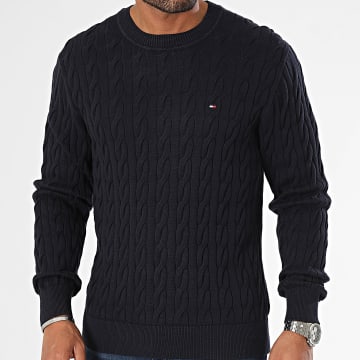 Tommy Hilfiger - Pull Classic Cable 3132 Bleu Marine