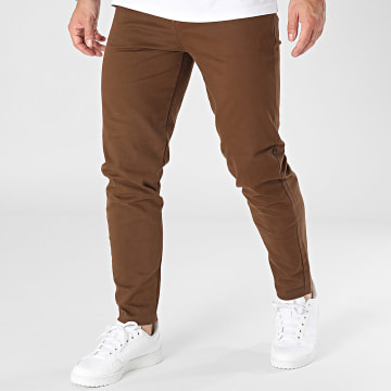 Uniplay - Pantalones chinos marrones