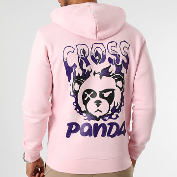 Cross Panda - Sweat Capuche Est 2023 Rose