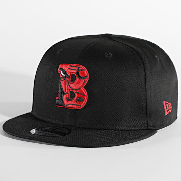  New Era - Casquette Snapback 9Fifty Team Infill Chicago Bulls Noir