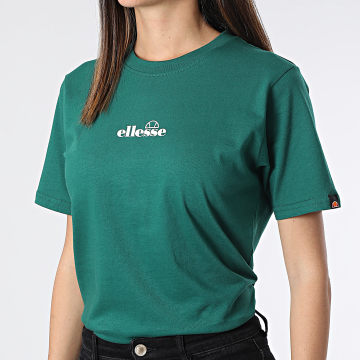  Ellesse - Tee Shirt Col Rond Femme Svetta SGT16453 Vert Foncé
