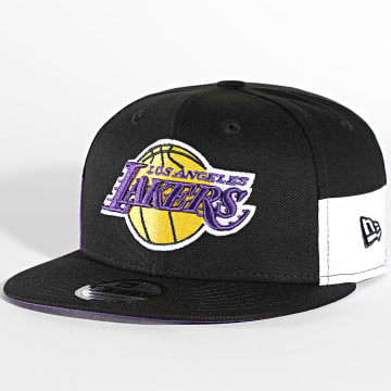  New Era - Casquette Snapback 9Fifty Multi Patch Los Angeles Lakers Noir