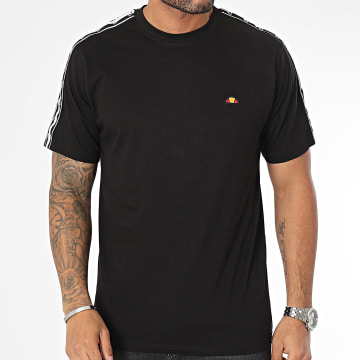Ellesse - Vintas Camiseta Rayas SXT19088 Negro Reflectante
