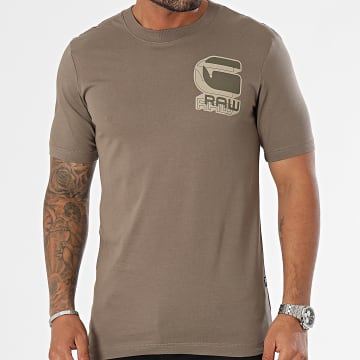  G-Star - Tee Shirt Shadow D23901-336 Taupe