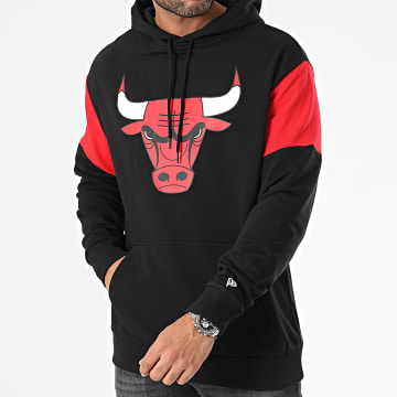 New Era - Sudadera con capucha Chicago Bulls NBA Color Insert 60424414 Negro
