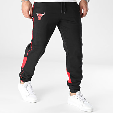 New Era - Chicago Bulls NBA Pantalones de jogging con inserciones de color 60424420 Negro