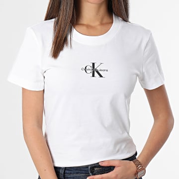 Calvin Klein - Camiseta de mujer 2564 Blanca