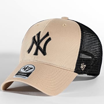 '47 Brand - MVP Trucker Cap New York Yankees Beige Negro