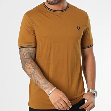 Fred Perry - Camiseta Twin Tipped M1588 Camel
