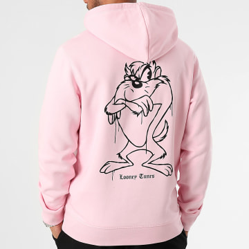 Looney Tunes - Sweat Capuche Angry Taz Rose