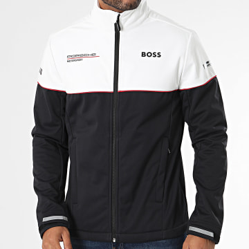 BOSS - Veste Zippée Porsche RP Team 701224876 Noir Blanc