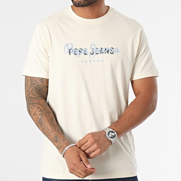 Pepe Jeans - Camiseta Keegan Beige Claro
