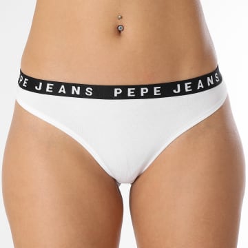 Pepe Jeans - String Femme PLU10920 Blanc