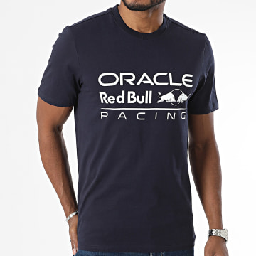 Red Bull Racing - Camiseta Logo Grande Frontal TU3308B Azul Marino