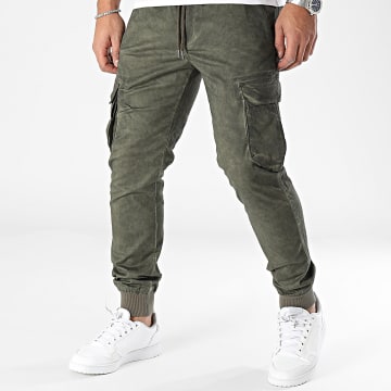 Reell Jeans - Pantalon Cargo Reflex Rib Vert Kaki