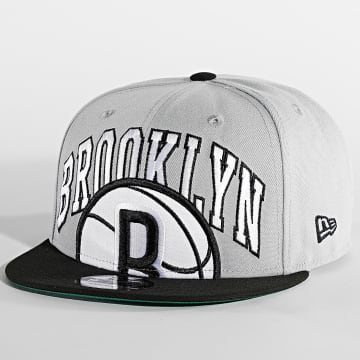  New Era - Casquette Snapback 9Fifty Sunken Brooklyn Nets Noir