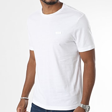 Calvin Klein - Camiseta Algodón Liso 2229 Blanco