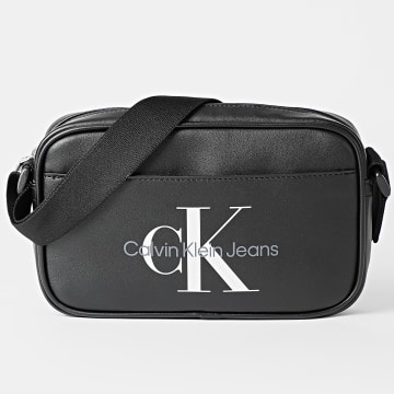 Calvin Klein - Monograma Bolsa blanda para cámara 1521 Negro