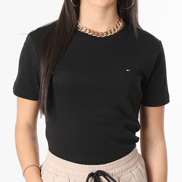 Tommy Hilfiger - Tee Shirt Col Rond Femme Cody 0587 Noir