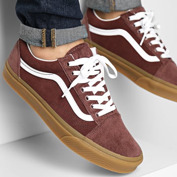 Vans - Sneakers Old Skool 5UFBRO1 in velluto a coste Pop Brown