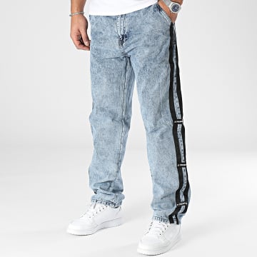 2Y Premium - Jeans a fascia in denim blu