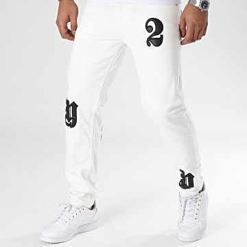 2Y Premium - Jeans slim beige chiaro