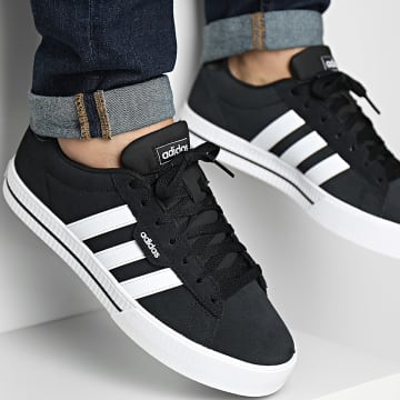 Adidas Sportswear Baskets Daily 3.0 FW7439 Core Black Footwear White LaBoutiqueOfficielle