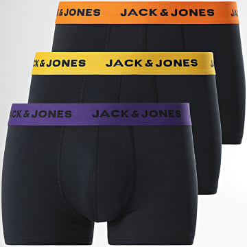 Jack And Jones - Juego de 3 calzoncillos negros Alabama