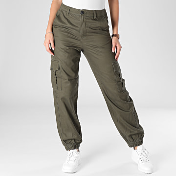 Pantaloni Cargo Donna JJXX Jxholly RLX, Tencel Lyocell E Cotone, Vita Regolare, Tasche Laterali