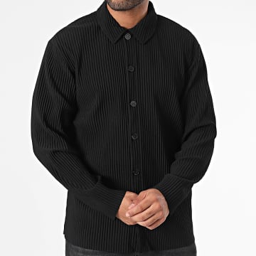 Only And Sons - Chemise Manches Longues Asher Noir