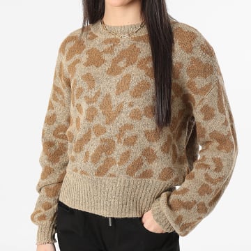Only - Jersey Sille Mujer Beige Camel