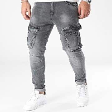 Classic Series - Skinny Jeans Cargo Pants Gris