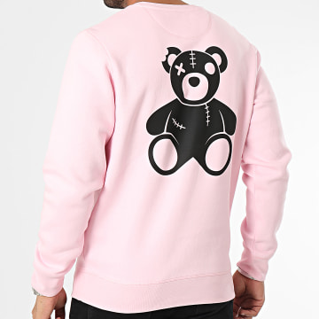 Sale Môme Paris - Felpa girocollo Black Pink Teddy