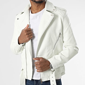 Frilivin - Veste Biker Blanc