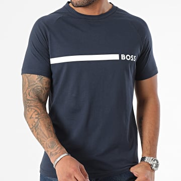 BOSS - Camiseta slim 50517970 Azul marino