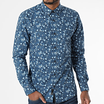 Only And Sons - Camicia a maniche lunghe blu navy