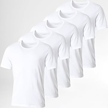BOSS - Lot De 5 Tee Shirts Authentic 50475392 Blanc