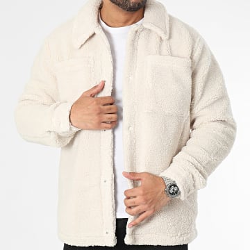 Only And Sons - Surchemise Polaire Sherpa 22026933 Beige Ecru