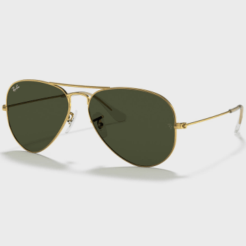 Ray-Ban - Aviator groot metalen RB3025 zonnebril blauw groen
