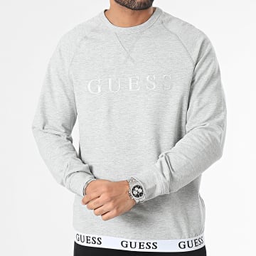 Guess - Sweatshirt met ronde hals U3YQ01-KBS91 Heather Grey