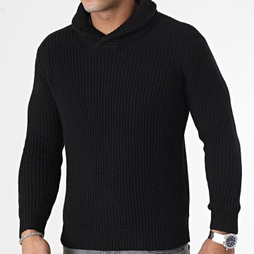 Uniplay - Jersey negro con cuello alto