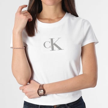 Calvin Klein - Tee Shirt Femme 2961 Blanc